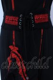 画像3: Ozz oneste / 華刺しゅうチャイナノースリーブワンピース  ブラック×レッド O-25-02-25-012-OO-OP-OW-OS (3)