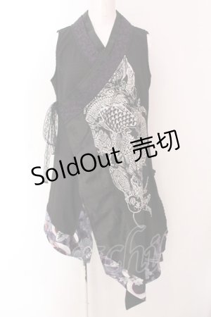画像: Qutie Frash / インナーチュニック  ブラック×パープル O-25-02-25-021-QU-TO-OW-OS