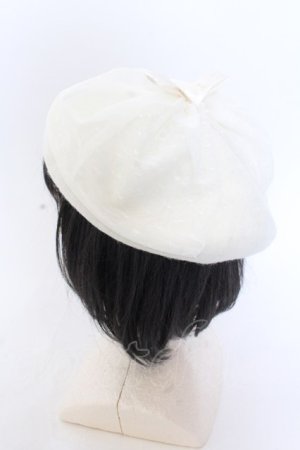 画像: m petit by misako / NINA' Sコラボ リボンベレー 57.5ｃｍ アイボリー O-25-02-26-051-LO-AC-OW-OS