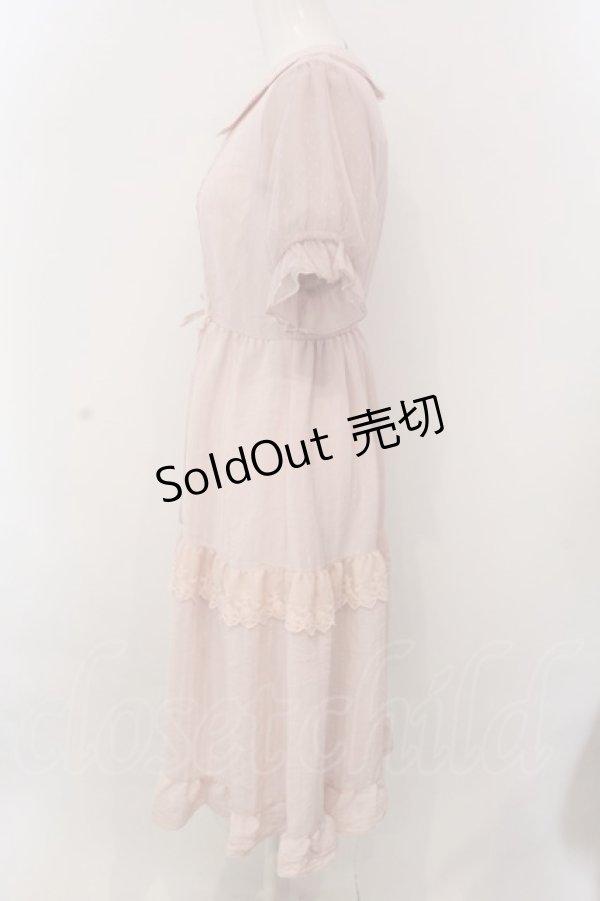 画像3: axes femme POETIQUE / ティアードドーリーワンピース M ピンク O-25-02-26-1032-AX-OP-IG-OS (3)