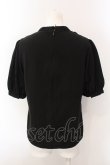 画像3: an another angelus / ヨークローズ刺繍プルオーバーブラウス  クロ O-25-02-26-1040-CA-BL-IG-OS (3)