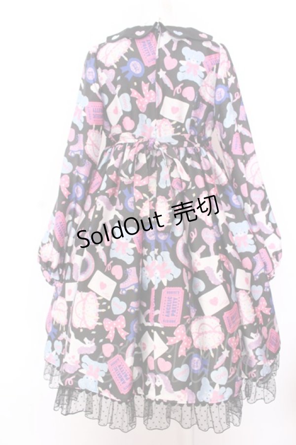画像5: Angelic Pretty / Girly Stickerワンピース  クロ O-25-02-26-006-AP-OP-OW-OS (5)