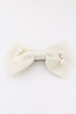 画像: Angelic Pretty / Party Princessバレッタ  アイボリー O-25-02-26-074-AP-AC-OW-OS