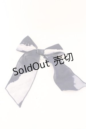 画像: Angelic Pretty / Misty Skyリボンクリップ  ネイビー O-25-02-26-081-AP-AC-OW-OS