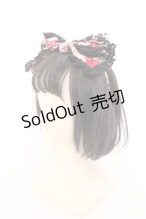 画像: BABY,THE STARS SHINE BRIGHT / シュガーブーケ〜永遠の乙女の憧れ〜柄カチューシャ  クロ O-25-02-26-084-BA-AC-OW-OS