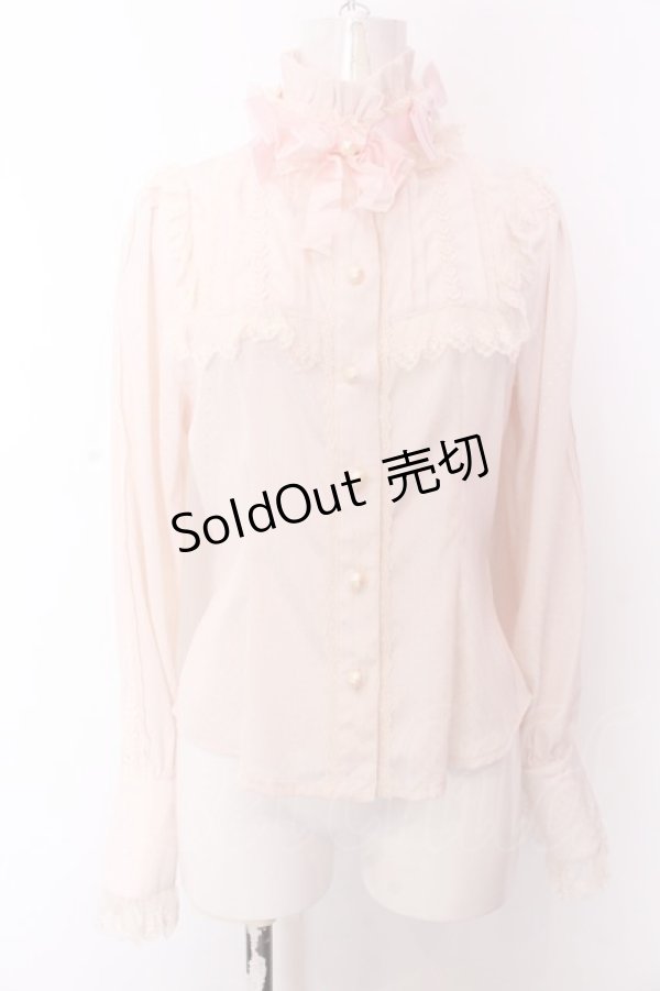 画像1: BABY,THE STARS SHINE BRIGHT / Ribbon Partyブラウス  ピンク O-25-02-26-010-BA-BL-OW-OS (1)