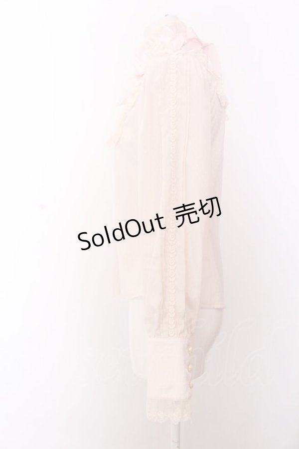 画像3: BABY,THE STARS SHINE BRIGHT / Ribbon Partyブラウス  ピンク O-25-02-26-010-BA-BL-OW-OS (3)