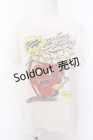 画像: RNA / ポップコーンTシャツ  キナリ O-25-02-26-020-PU-TS-OW-ZI