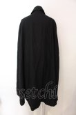 画像4: BPN FOR MEN / ベルテッドロングマント M ブラック O-25-02-27-025-GO-CO-IG-C056 (4)