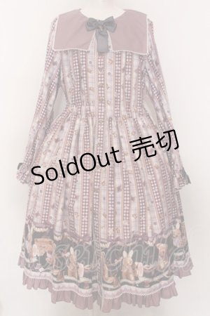 画像: metamorphose / Happy Sewing Timeワンピース  ラベンダー O-25-02-27-1026-ME-OP-OW-OS