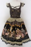 画像1: metamorphose / Dress room バッスルジャンパースカート（ミニ）  ロイヤルブラック O-25-02-27-1032-ME-OP-IG-OS (1)
