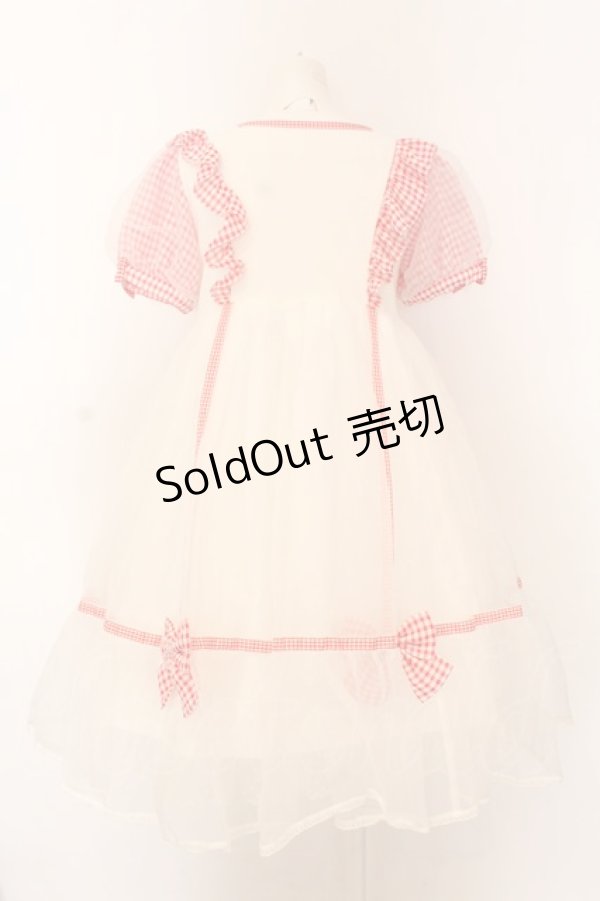 画像3: Angelic Pretty / ふんわりパフェワンピース  シロ×アカ O-25-02-27-1042-AP-OP-IG-OS (3)