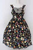 画像1: Angelic Pretty / Happy Park Carnivalジャンパースカート  クロ O-25-02-27-1051-AP-OP-OW-OS (1)