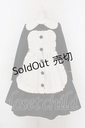 画像: Angelic Pretty / DollyメイドコートSet Free クロ O-25-02-27-1054-AP-OP-NS-OS