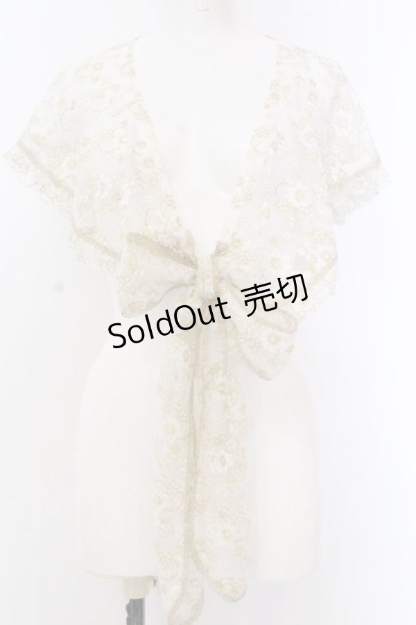 画像1: metamorphose / レースストール  オフシロ O-25-02-27-1055-ME-ZA-IG-OS (1)