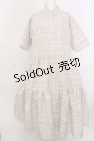 画像: Q-pot. /スワンレイクケーキシャツドレス M ミスティーピンク O-25-02-27-1067-QP-OP-OW-OS