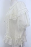 画像2: Maison de minette / Cape frill blouse  アイボリー O-25-02-27-1071-LO-BL-IG-OS (2)