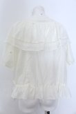 画像3: Maison de minette / Cape frill blouse  アイボリー O-25-02-27-1071-LO-BL-IG-OS (3)