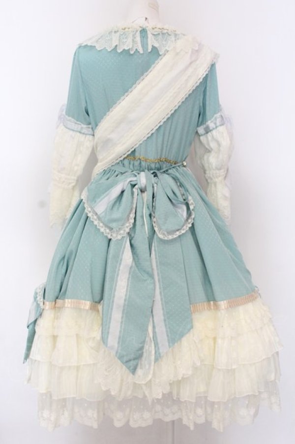 画像6: BABY,THE STARS SHINE BRIGHT / La robe vert clairワンピース&エシャルプセット  La robe vert clair（グリーン） O-25-02-27-1014-BA-OP-IG-OS (6)