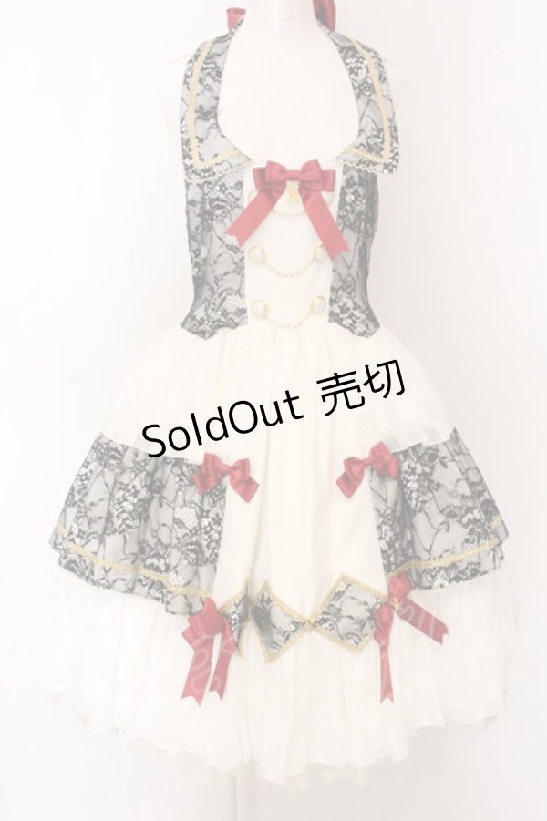 画像1: ALICE and the PIRATES / バニーガールジャンパースカート  シロ O-25-02-27-1018-PA-OP-IG-OS (1)