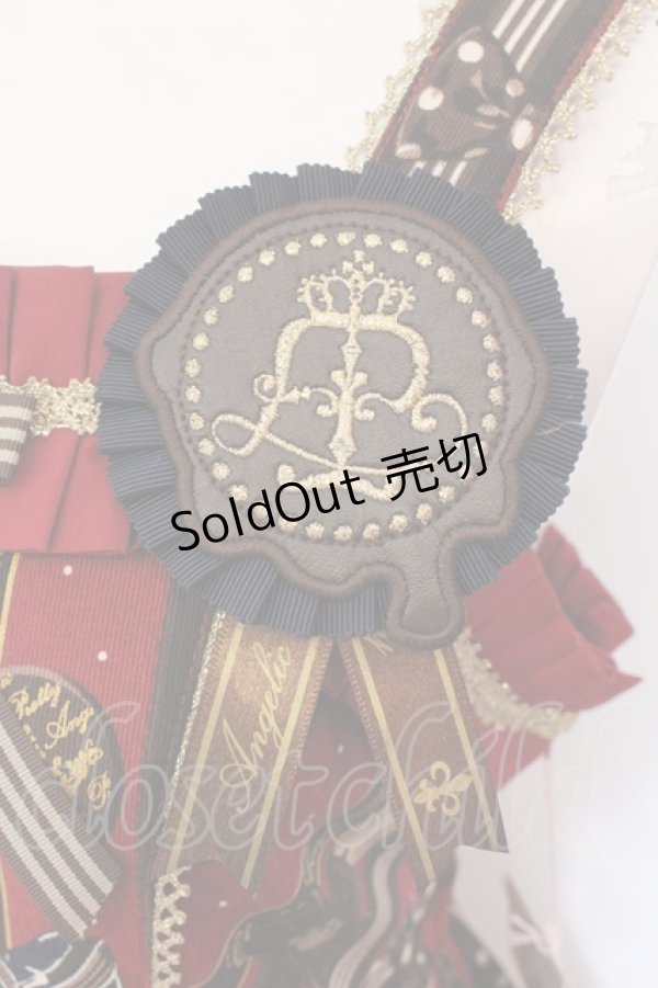画像3: Angelic Pretty / Chocolate Rosetteジャンパースカート  アカ O-25-02-27-005-AP-OP-IG-OS (3)