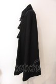 画像3: BPN FOR MEN / ベルテッドロングマント M ブラック O-25-02-27-025-GO-CO-IG-C056 (3)