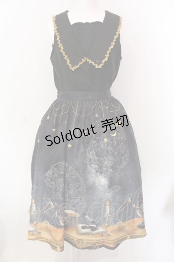画像1: axes femme POETIQUE / セレスティアルワンピース M クロ O-25-02-28-032-AX-OP-IG-OS (1)