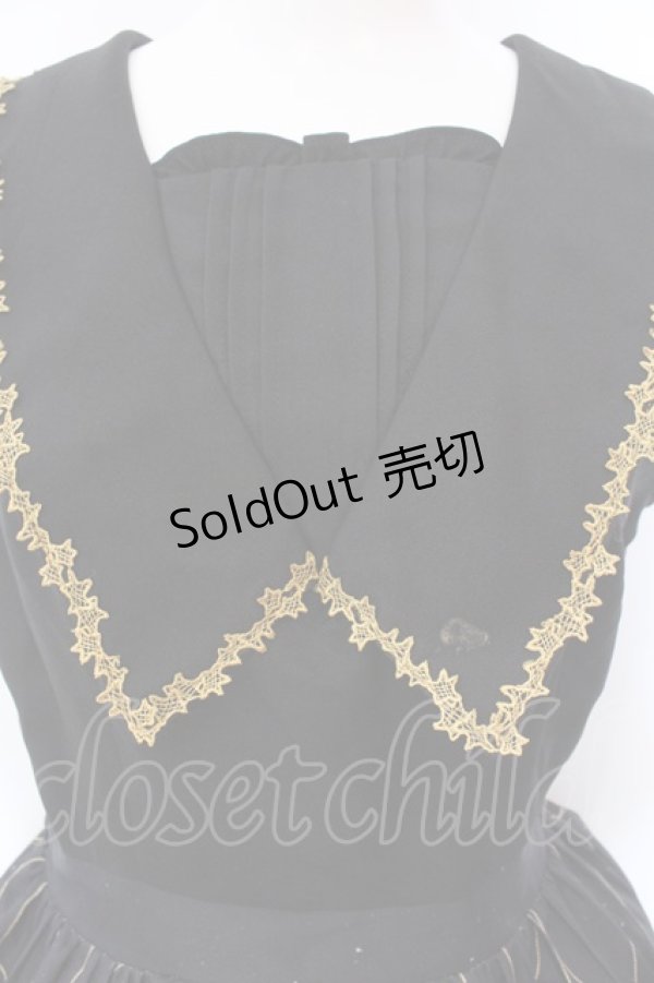 画像2: axes femme POETIQUE / セレスティアルワンピース M クロ O-25-02-28-032-AX-OP-IG-OS (2)