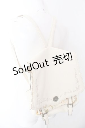 画像: axes femme / フラワー切り替えリュック  キナリ O-25-02-28-1038-AX-BG-OW-OS
