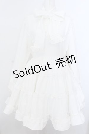 画像: DearMyLoveEmily / エミリーフリルワンピース 4L シロ O-25-02-28-1005-LO-OP-OW-OS
