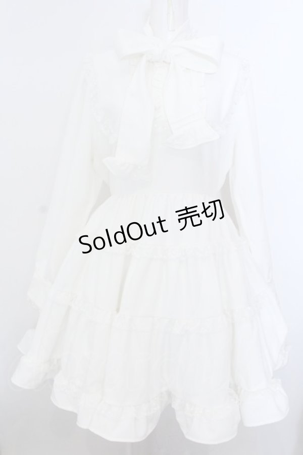 画像1: DearMyLoveEmily / エミリーフリルワンピース 4L シロ O-25-02-28-1005-LO-OP-OW-OS (1)