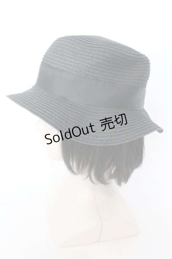 画像3: m petit by misako / TT*AMチュールリボンカンカン帽　  クロ O-25-02-28-1054-LO-AC-IG-OS (3)