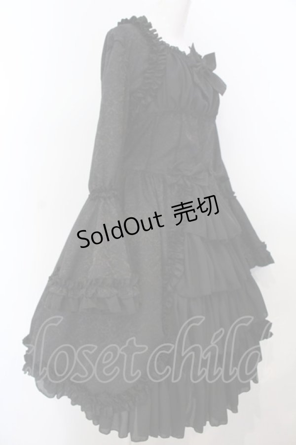 画像3: Henrietta Romantic Salon / Antique Victorian Dollワンピース  クロ O-25-02-28-1007-LO-OP-OW-OS (3)
