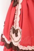 画像4: Angelic Pretty / Waffle Heartジャンパースカート（2022年）  アカ O-25-02-28-1012-AP-OP-OW-OS (4)