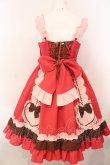 画像5: Angelic Pretty / Waffle Heartジャンパースカート（2022年）  アカ O-25-02-28-1012-AP-OP-OW-OS (5)