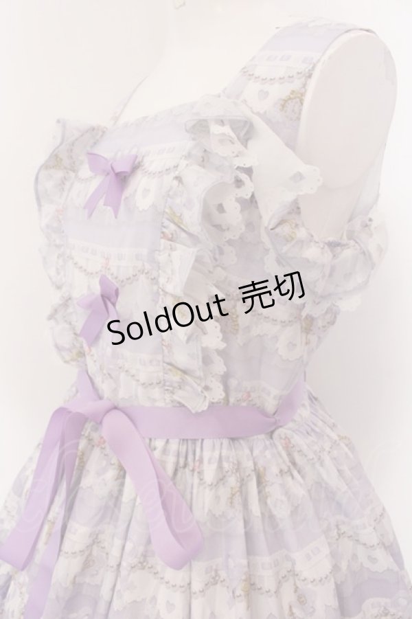 画像2: Wheat House / Wonderland Gardenジャンパースカート L ラベンダー O-25-02-28-1002-LO-OP-OW-ZY (2)