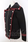 画像2: Deorart / ブレード配色ナポレオンジャケット M ブラック×レッド O-25-02-28-1015-PU-JA-OW-OS (2)