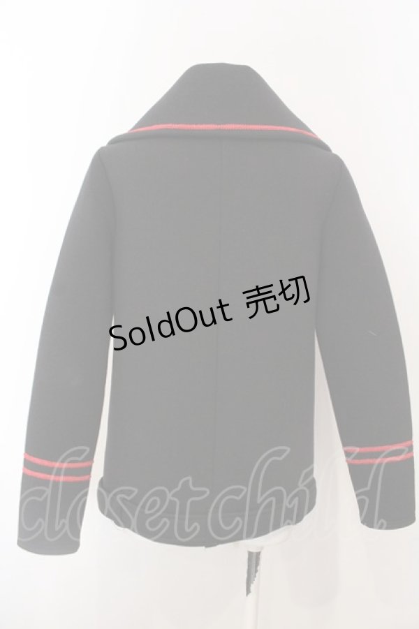 画像5: Deorart / ブレード配色ナポレオンジャケット M ブラック×レッド O-25-02-28-1015-PU-JA-OW-OS (5)