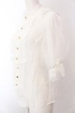 画像2: Wheat House / Wonderland Gardenシフォンブラウス L シロ O-25-02-28-1017-LO-BL-OW-OS (2)