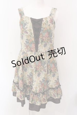 画像: axes femme / ゴブランジャンパースカート M キナリ×ブラウン O-25-02-28-087-AX-JA-OW-OS