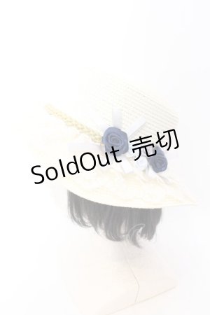 画像: axes femme / 巻き薔薇レース雑材カンカン帽 57ｃｎ キナリ O-25-02-28-108-AX-AC-OW-OS