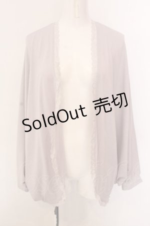 画像: axes femme / UVカットドルマンカーディガン F ラベンダー O-25-02-28-022-AX-TO-IG-OS