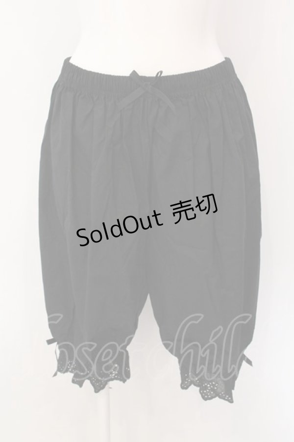 画像1: axes femme kawaii / コットンドロワーズ M クロ O-25-02-28-027-AX-PA-IG-OS (1)