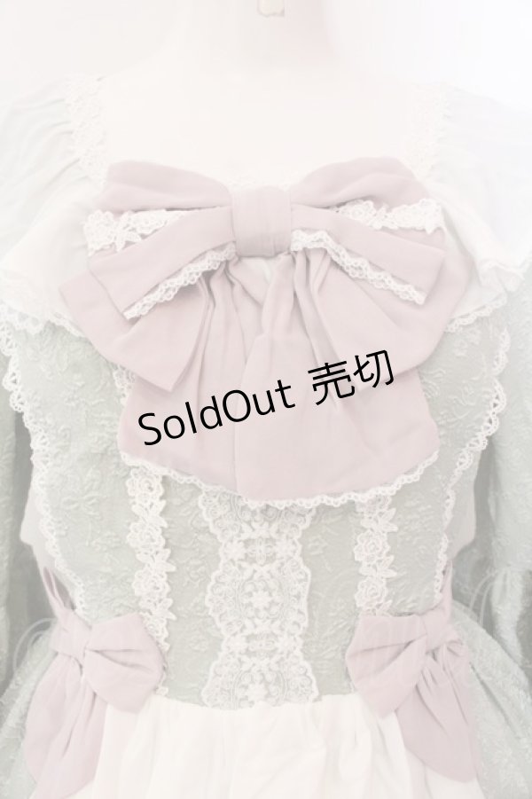 画像2: axes femme kawaii / メアリー姫袖ドレス M ミント O-25-02-28-029-AX-OP-IG-OS (2)