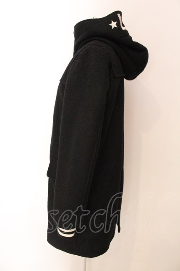画像2: WORLD WIDE LOVE！(Rydia) / キルトダッフルコート  ブラック O-25-03-06-026-PU-CO-IG-ZT-C015 (2)