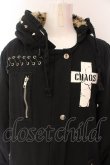 画像2: HELL CAT PUNKS / アイレットレースアップモッズコート  ブラック×裏地レッド O-25-03-06-027-PU-CO-IG-ZT-C015 (2)