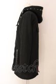 画像3: HELL CAT PUNKS / アイレットレースアップモッズコート  ブラック×裏地レッド O-25-03-06-027-PU-CO-IG-ZT-C015 (3)