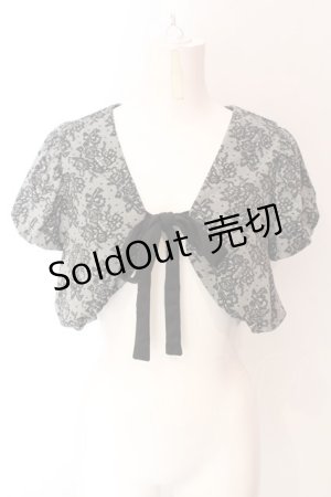 画像: BPN / レース柄ボレロ M ブラック O-25-03-06-051-GO-TO-OW-OS