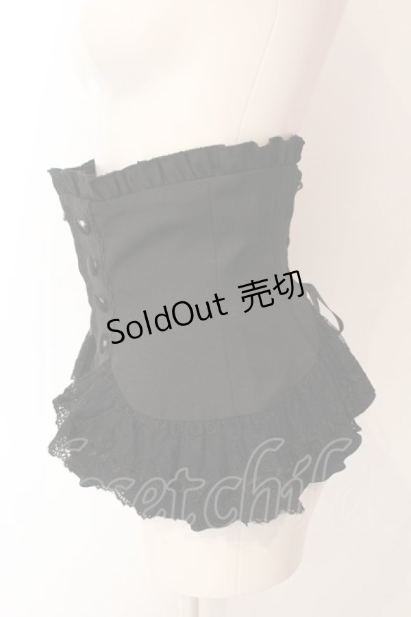 画像3: Sheglit / "quartet"コルセット M ブラック×ブルー O-25-03-06-052-EL-JA-OW-OS (3)