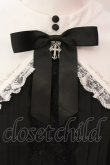 画像2: axes femme POETIQUE / クロス刺繍シスターブラウス M クロ×シロ O-25-03-06-062-AX-BL-IG-OS (2)